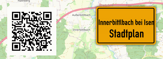 Stadtplan Innerbittlbach bei Isen