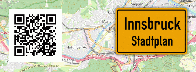 Stadtplan Innsbruck