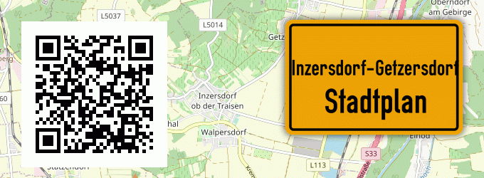 Stadtplan Inzersdorf-Getzersdorf