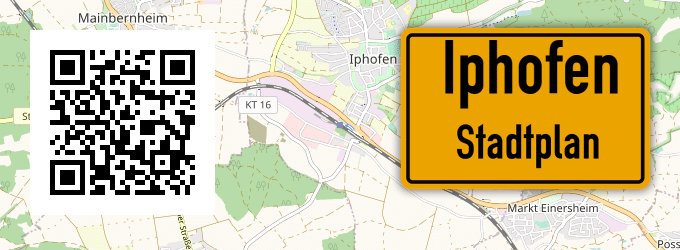 Stadtplan Iphofen