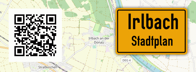 Stadtplan Irlbach, Kreis Amberg, Oberpfalz
