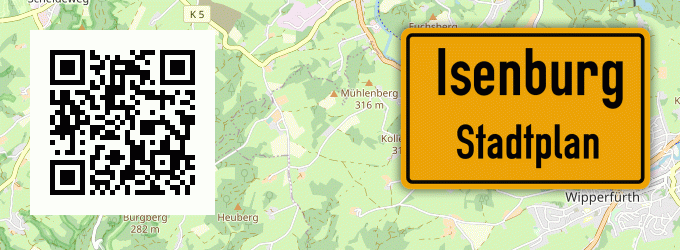 Stadtplan Isenburg, Westerwald