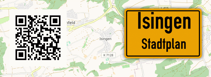 Stadtplan Isingen