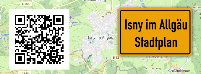Stadtplan Isny im Allgäu
