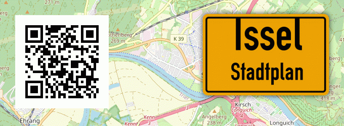 Stadtplan Issel