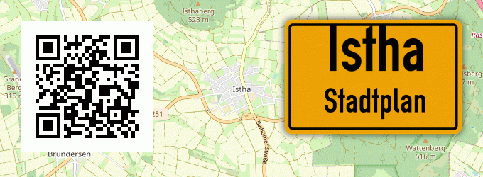 Stadtplan Istha