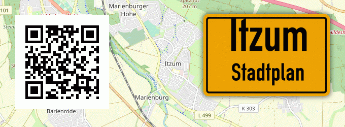 Stadtplan Itzum