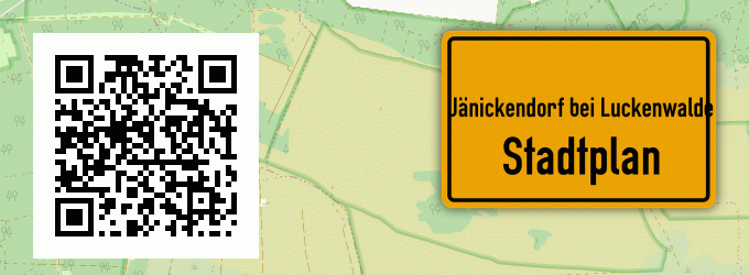 Stadtplan Jänickendorf bei Luckenwalde