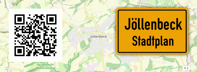 Stadtplan Jöllenbeck