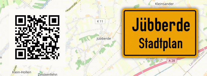 Stadtplan Jübberde