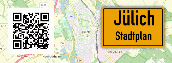 Stadtplan Jülich