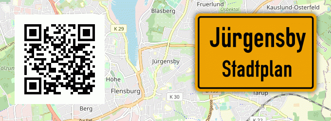 Stadtplan Jürgensby
