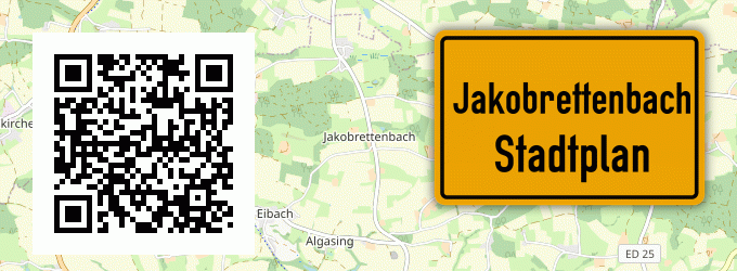 Stadtplan Jakobrettenbach