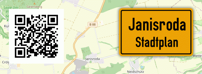 Stadtplan Janisroda
