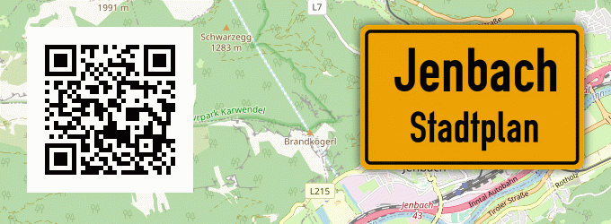 Stadtplan Jenbach