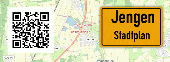 Stadtplan Jengen