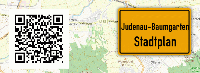 Stadtplan Judenau-Baumgarten