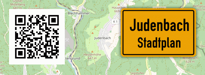 Stadtplan Judenbach