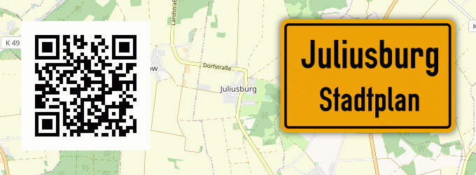 Stadtplan Juliusburg