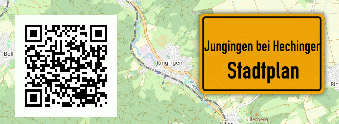 Stadtplan Jungingen bei Hechingen