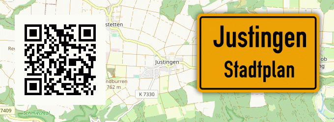 Stadtplan Justingen