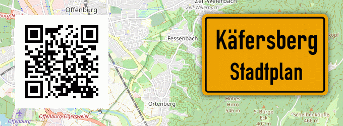 Stadtplan Käfersberg