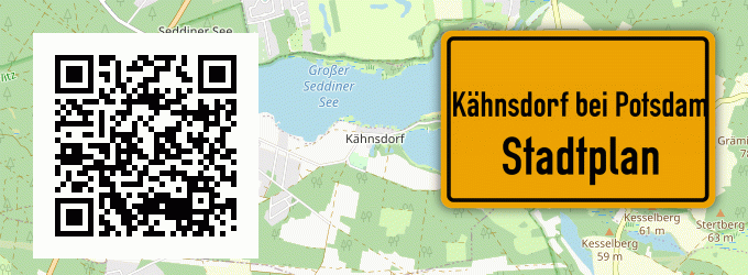 Stadtplan Kähnsdorf bei Potsdam
