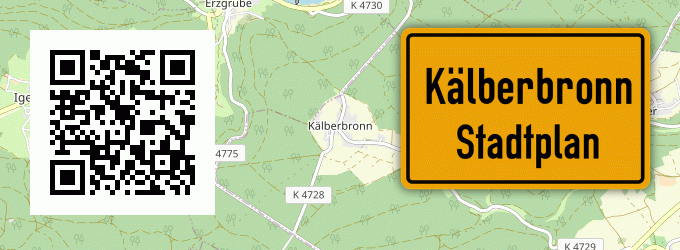 Stadtplan Kälberbronn