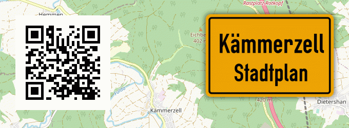 Stadtplan Kämmerzell