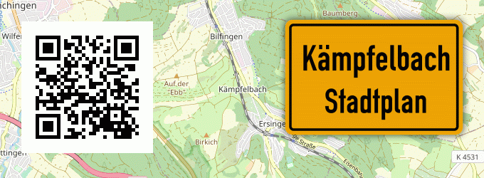 Stadtplan Kämpfelbach