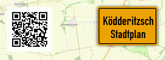 Stadtplan Ködderitzsch