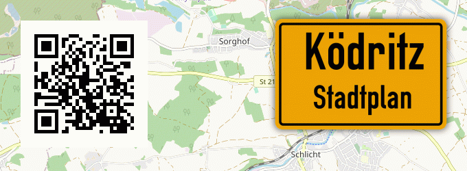 Stadtplan Ködritz