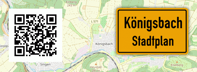 Stadtplan Königsbach
