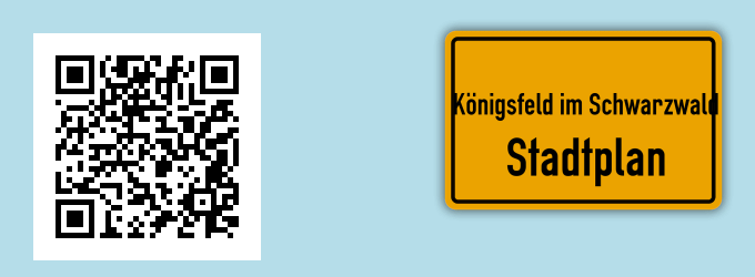 Stadtplan Königsfeld im Schwarzwald