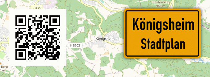 Stadtplan Königsheim