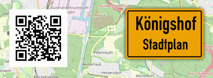 Stadtplan Königshof