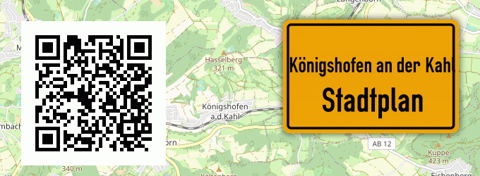 Stadtplan Königshofen an der Kahl