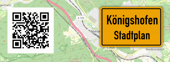 Stadtplan Königshofen