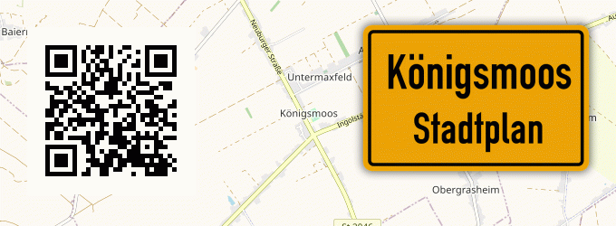 Stadtplan Königsmoos