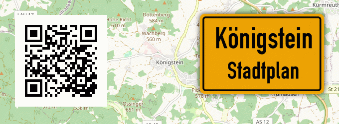 Stadtplan Königstein