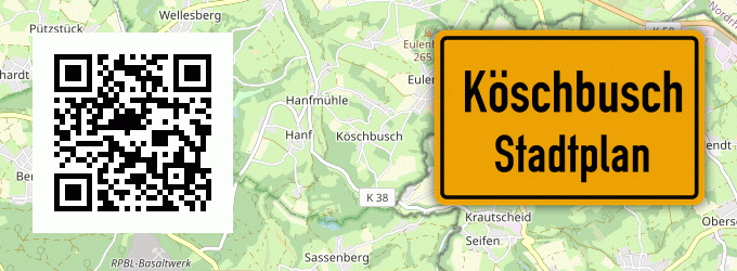 Stadtplan Köschbusch