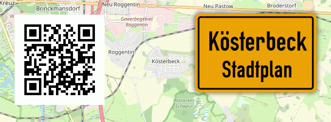 Stadtplan Kösterbeck