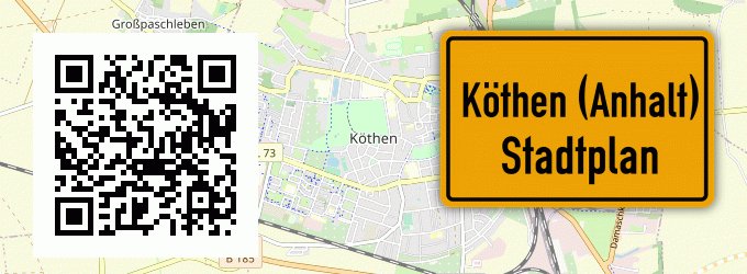 Stadtplan Köthen (Anhalt)