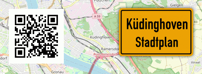 Stadtplan Küdinghoven
