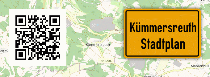 Stadtplan Kümmersreuth