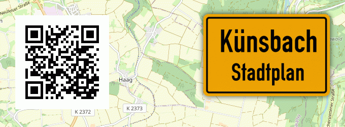 Stadtplan Künsbach