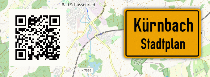 Stadtplan Kürnbach