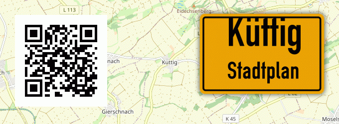 Stadtplan Küttig