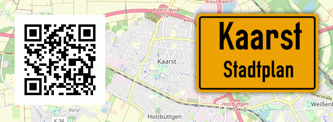 Stadtplan Kaarst