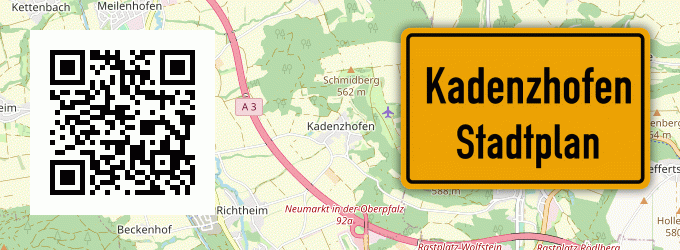 Stadtplan Kadenzhofen